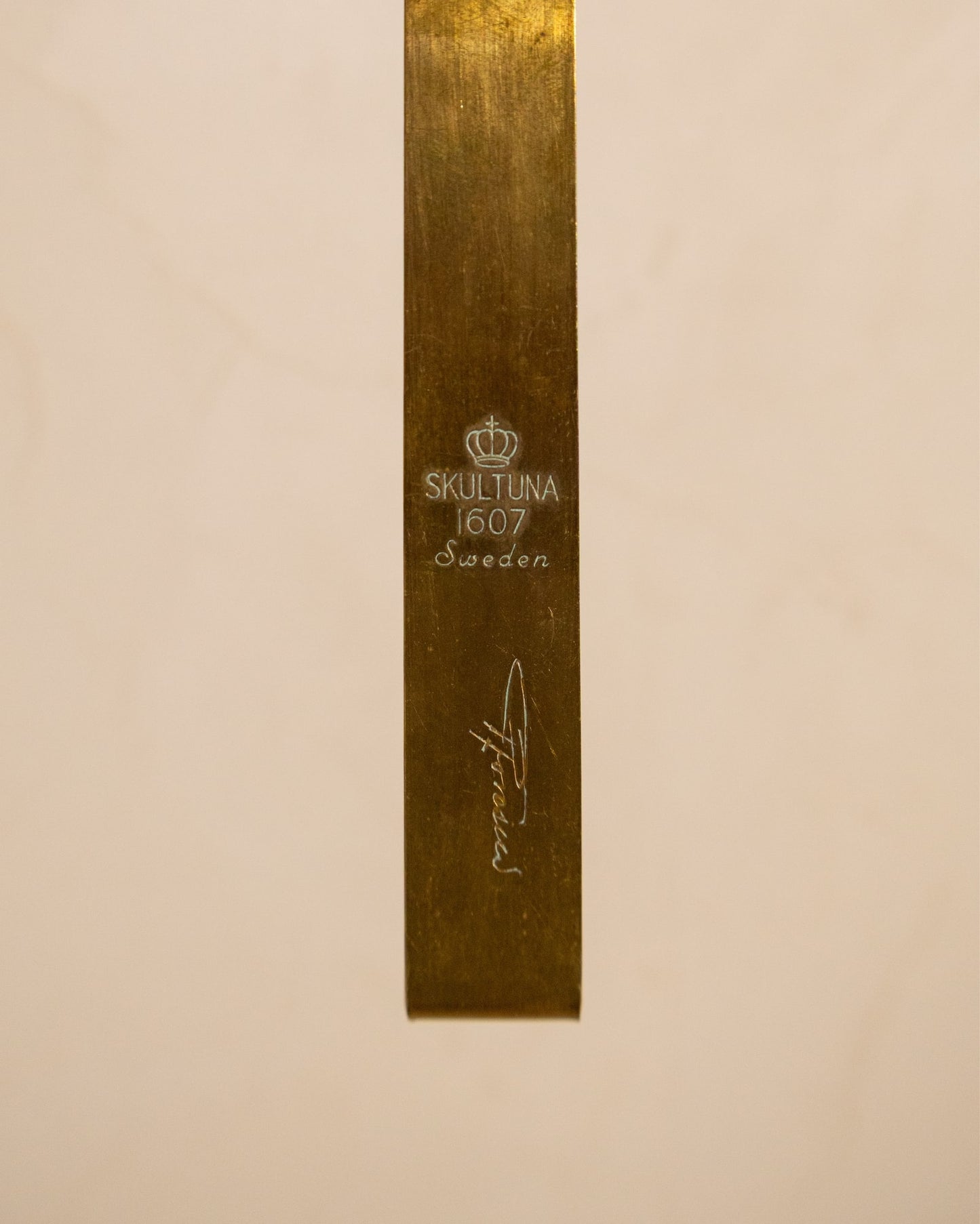 Pair of 1970s Pierre Forsell Brass Wall Sconces