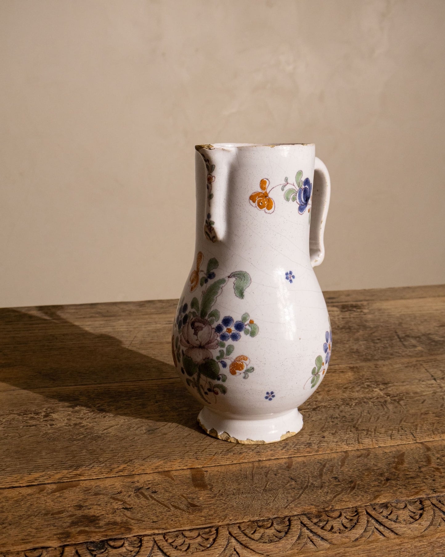 18th Century French Faience Jug