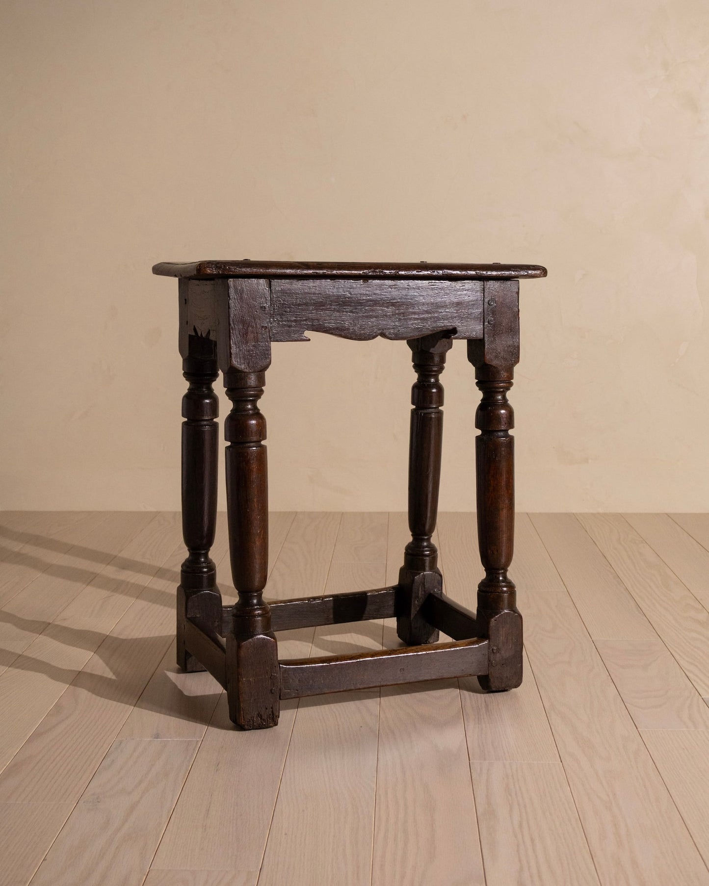 17th Century English Oak Joint Stool