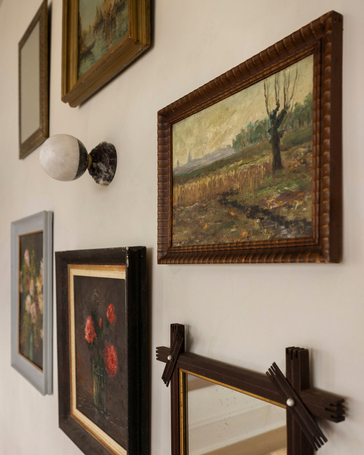 Vintage Impressionist Landscape Painting