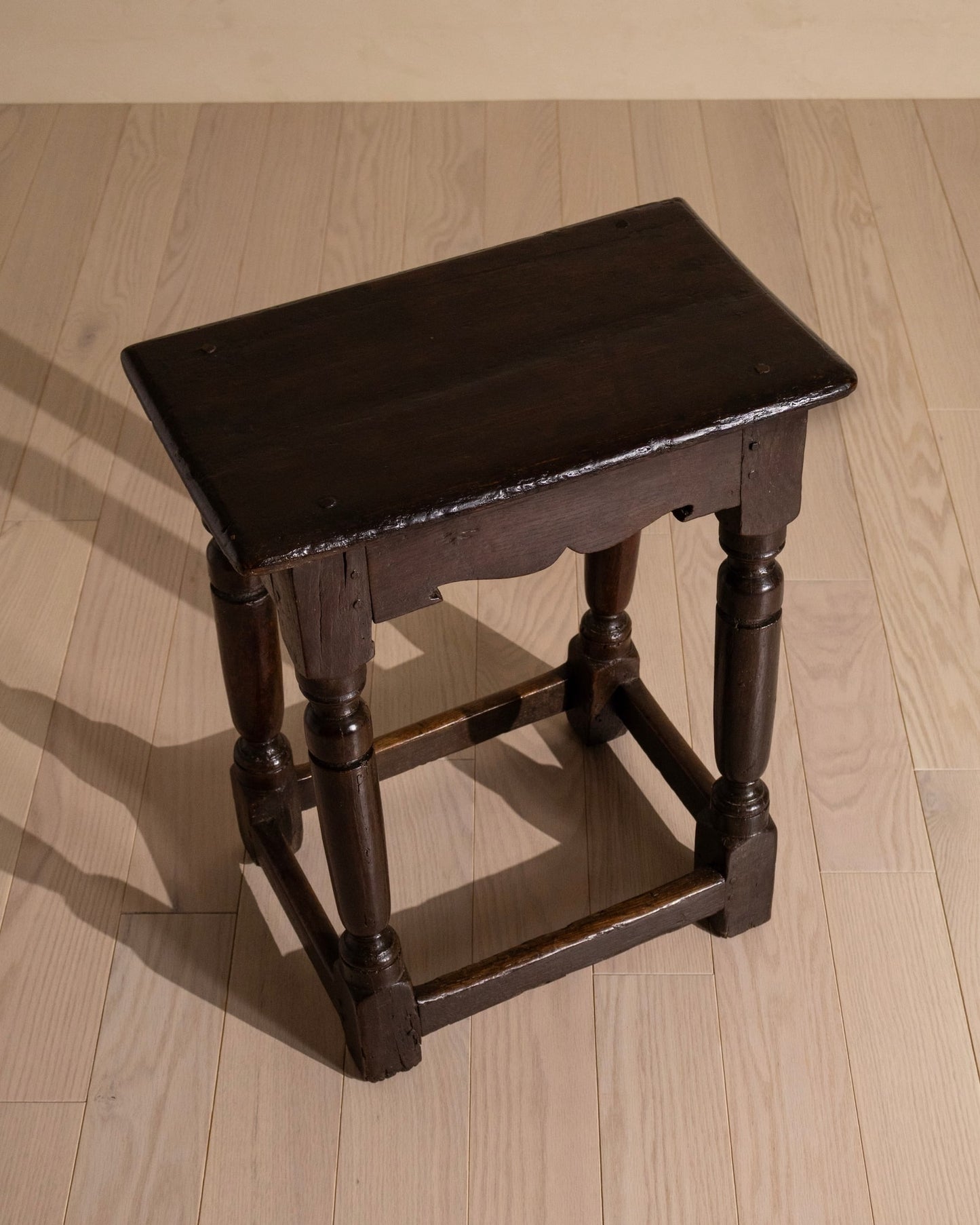 17th Century English Oak Joint Stool