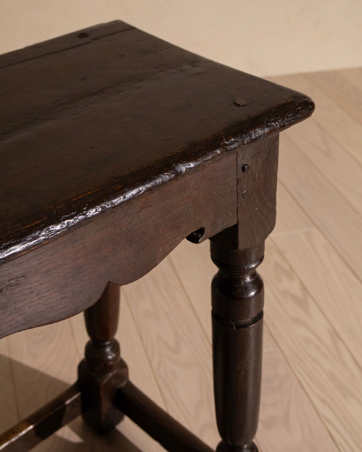17th Century English Oak Joint Stool