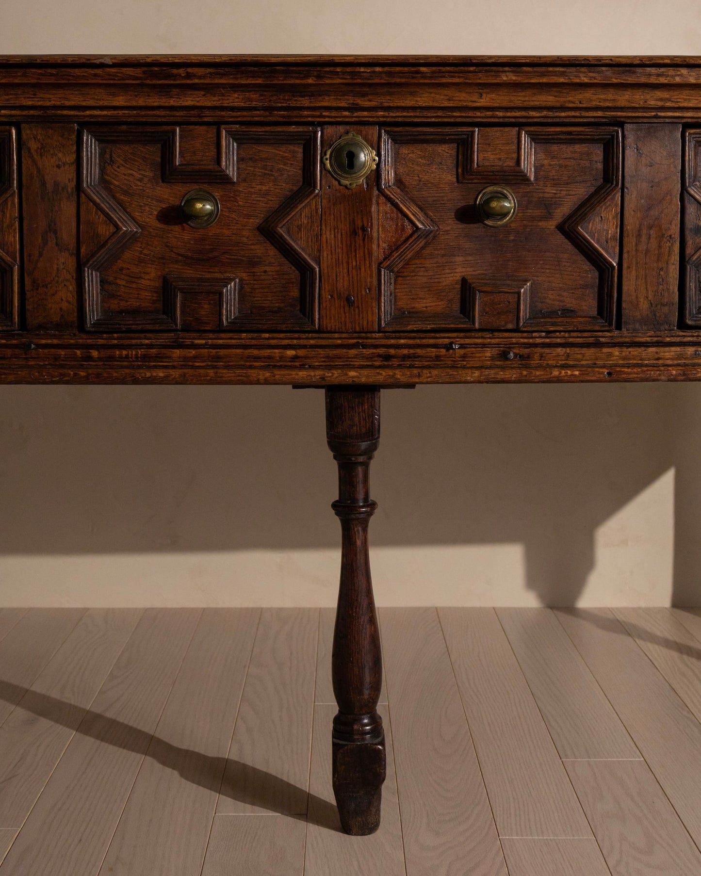 18th Century European Oak Console Table