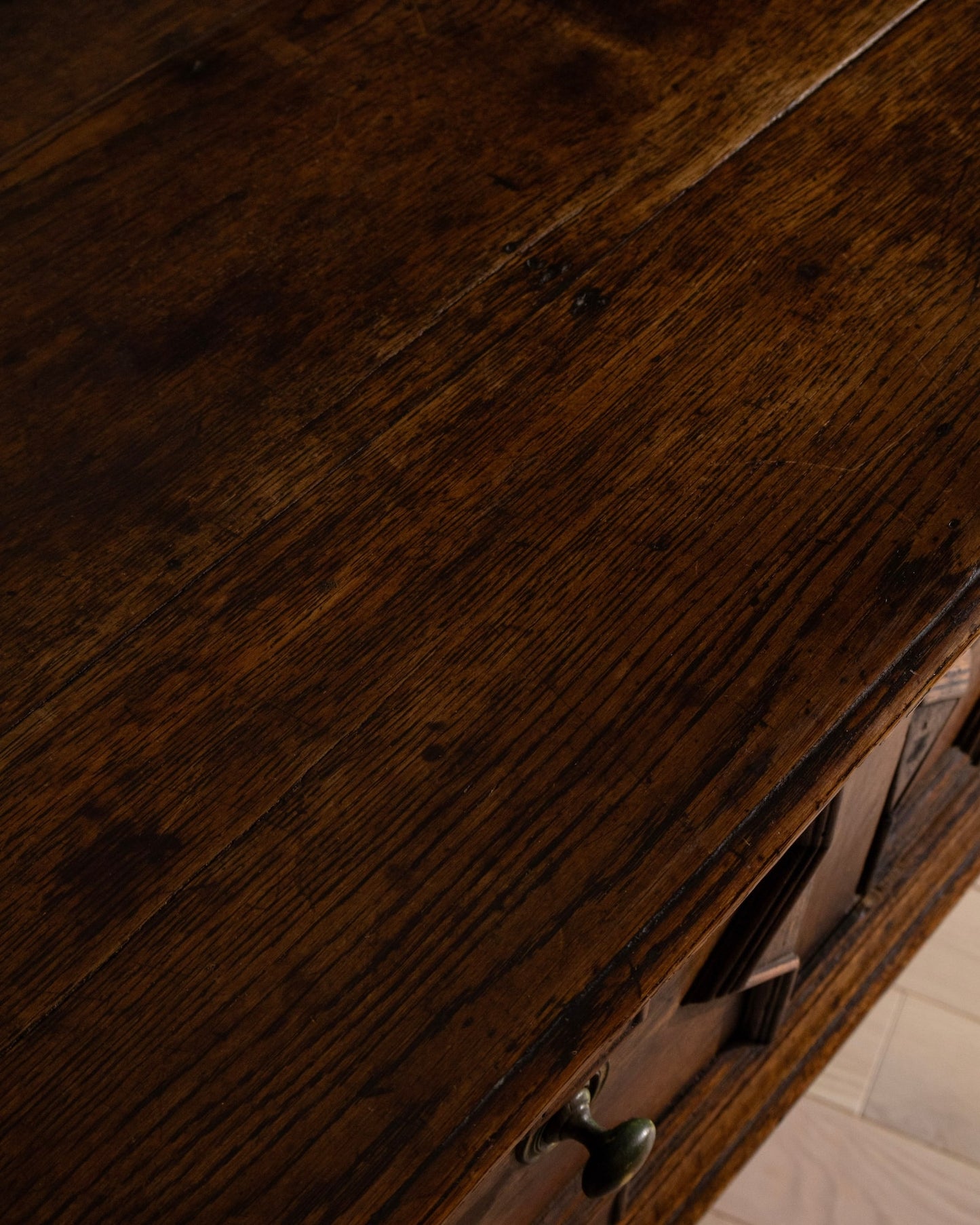 18th Century European Oak Console Table