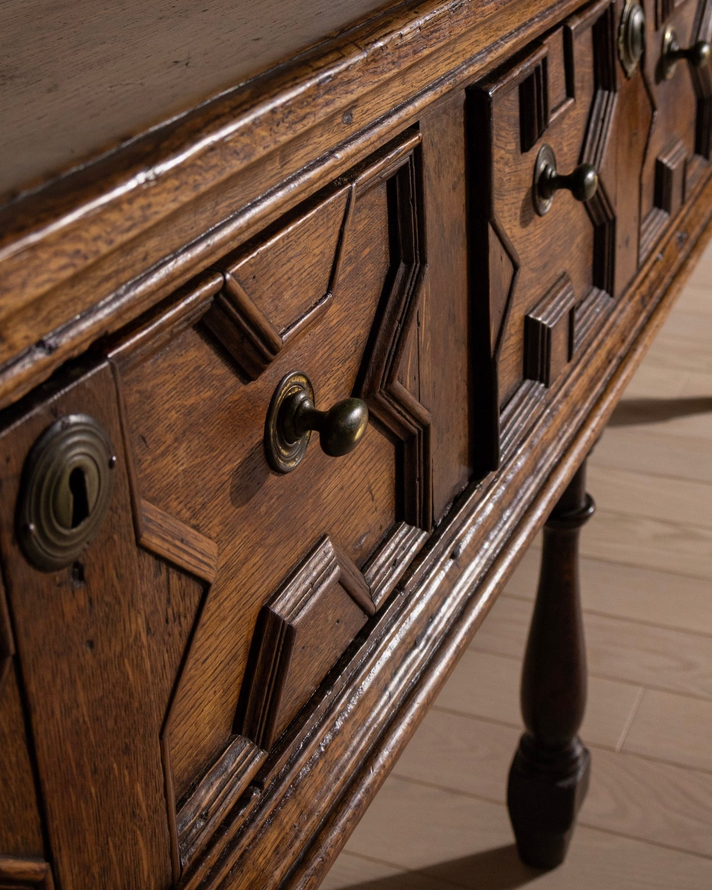 18th Century European Oak Console Table