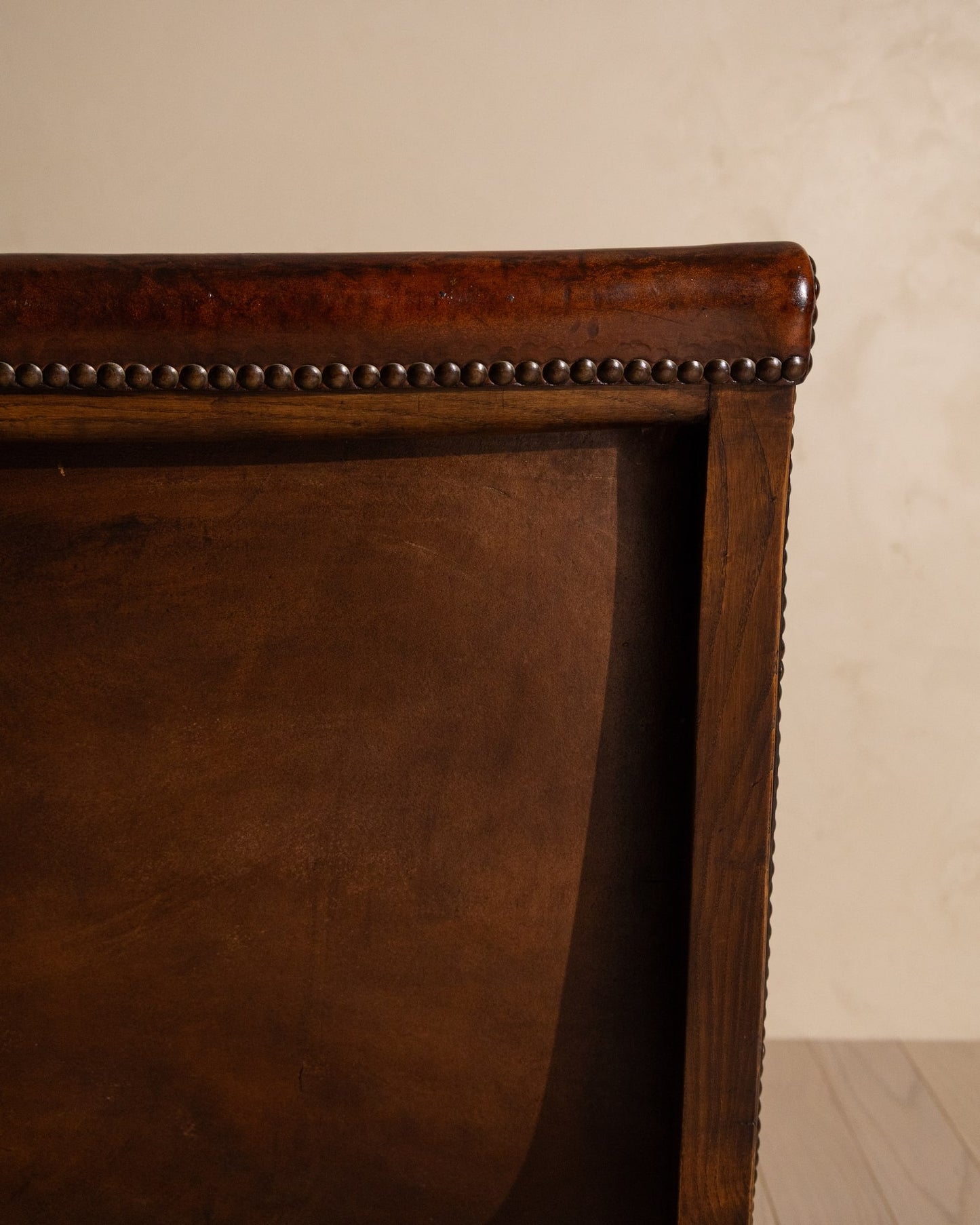 Pair of 20th Century Spanish Leather Chairs