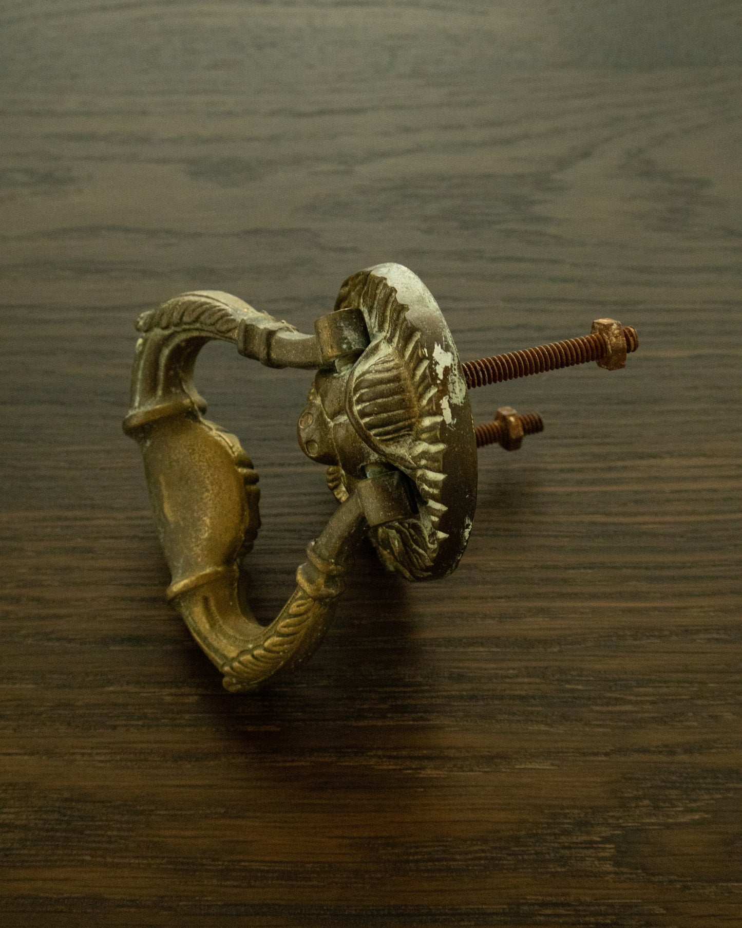 Vintage Brass Lion Door Knocker