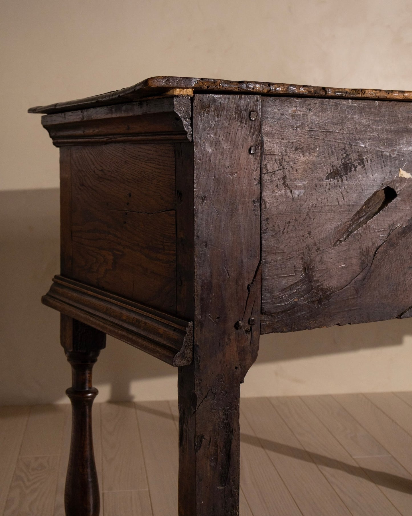 18th Century European Oak Console Table