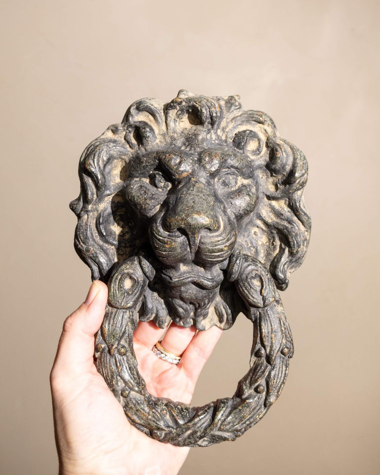 Cast Lion Door Knocker