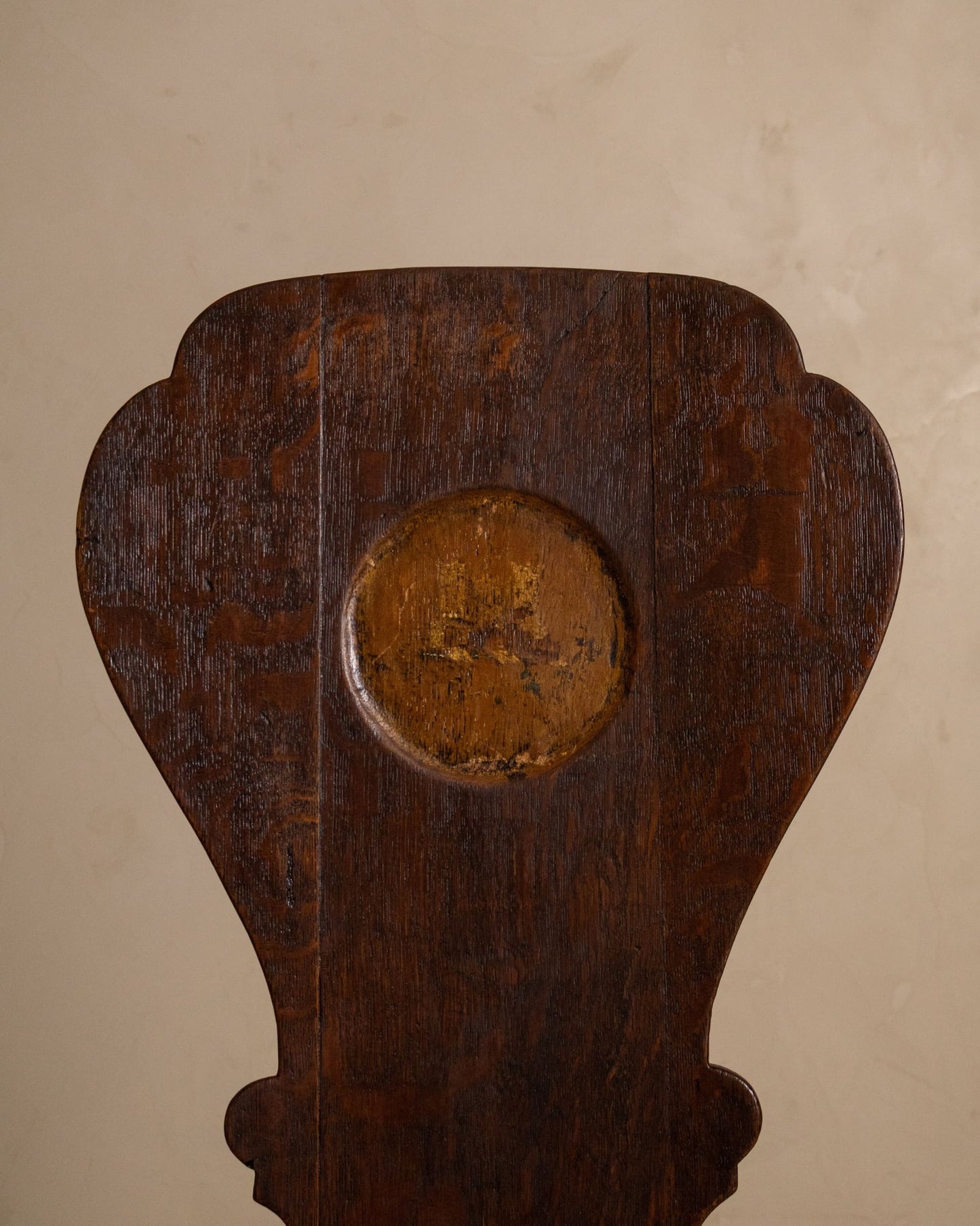 Early 19th Century Georgian ‘Sgabello’ Oak Hall Chair
