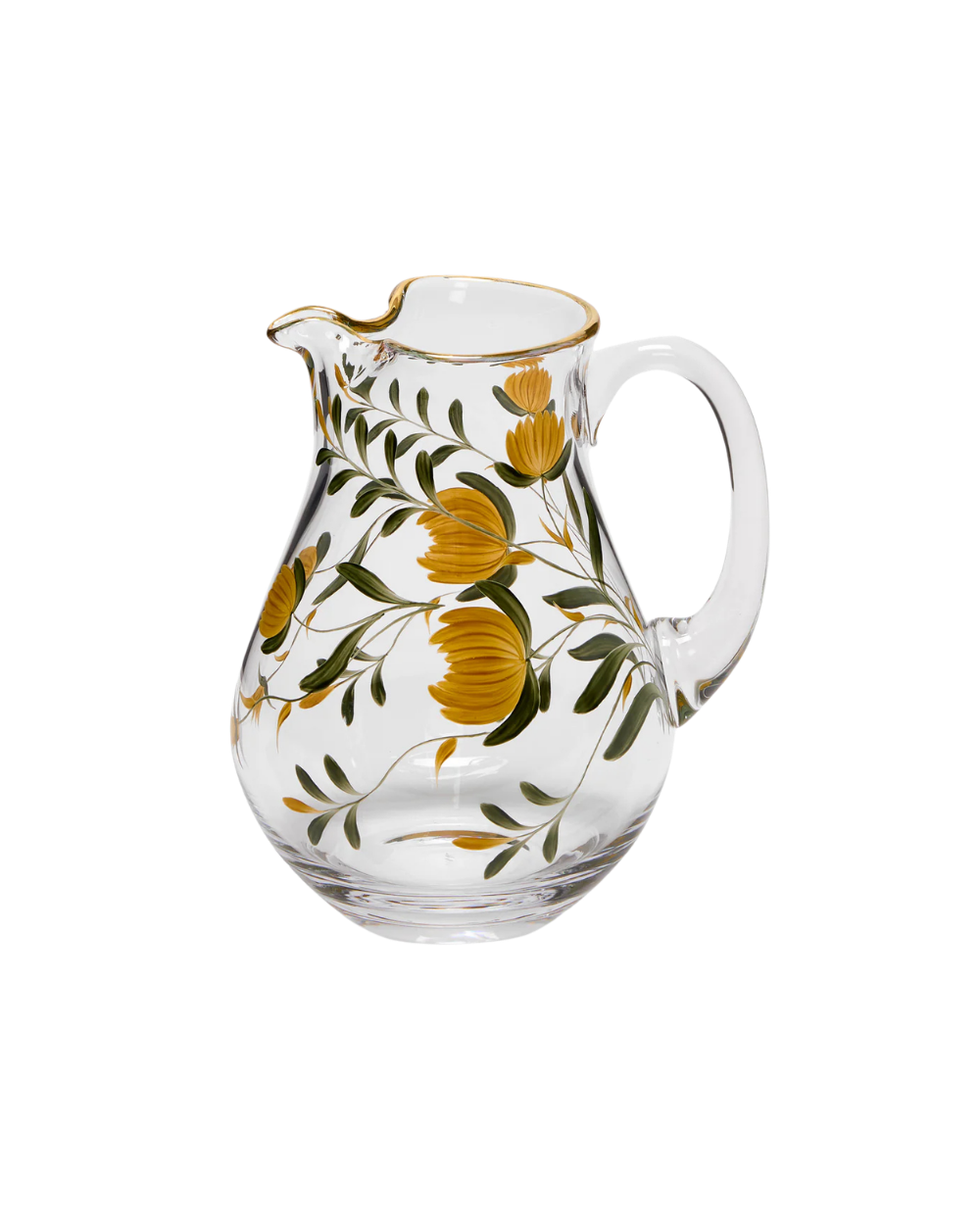 Jaipur Hand-Painted Crystal Jug