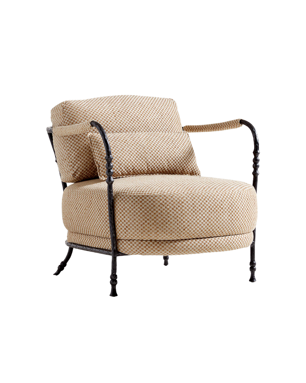 Muirfield Sculptural Metal Accent Chair