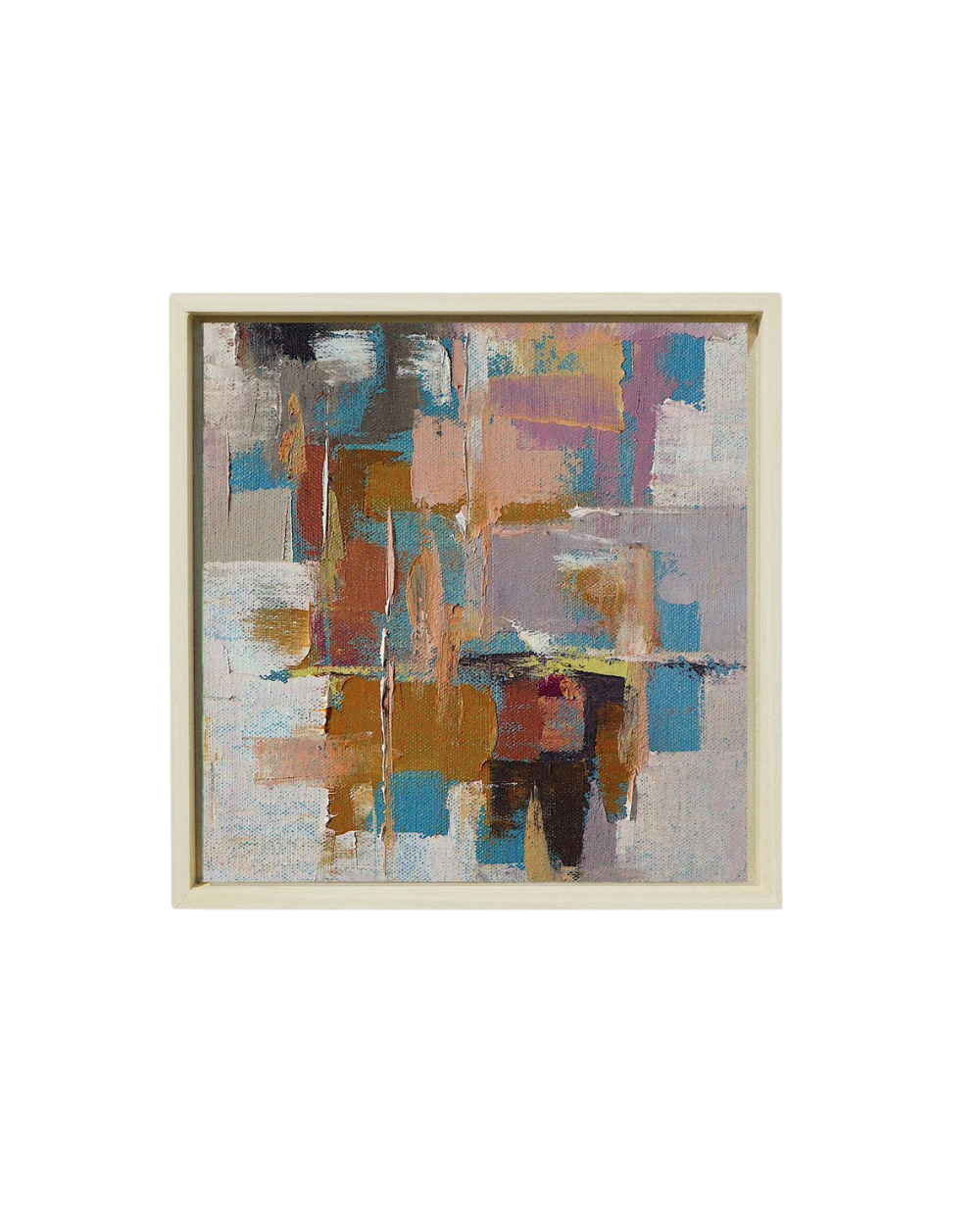 Original Framed Abstract Oil Painting