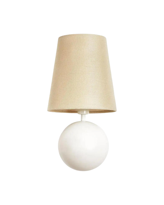 Workstead Bole Sconce in White Enamel