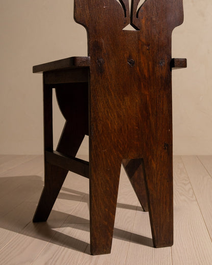 Arts & Crafts Hall Chair, c. 1900