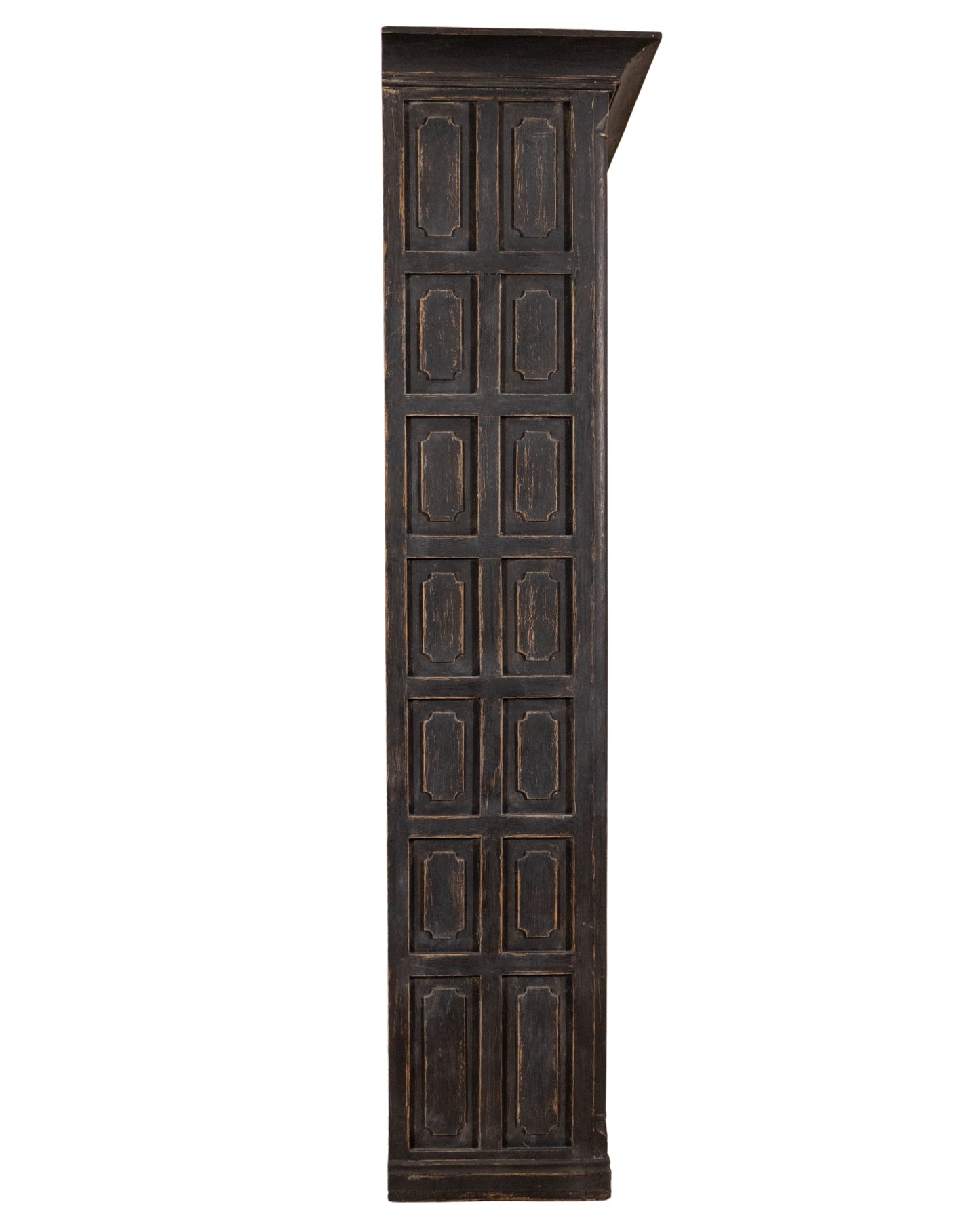 20th Century English Paneled Oak Cabinet