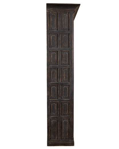 20th Century English Paneled Oak Cabinet