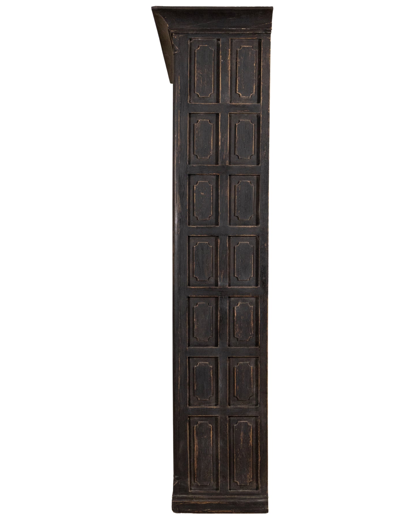20th Century English Paneled Oak Cabinet