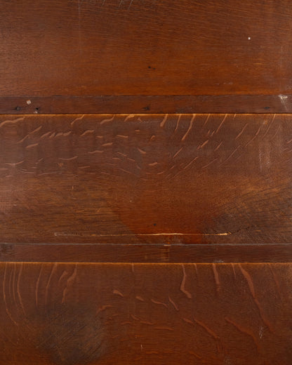 20th Century English Paneled Oak Cabinet