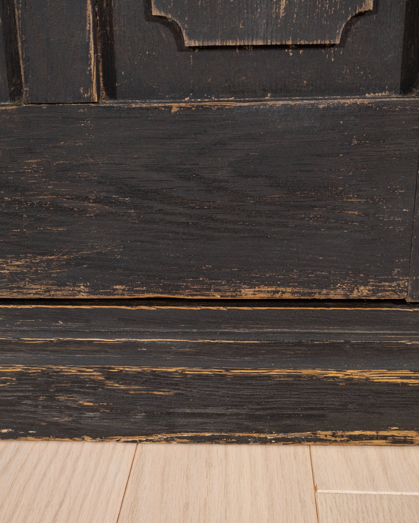 20th Century English Paneled Oak Cabinet
