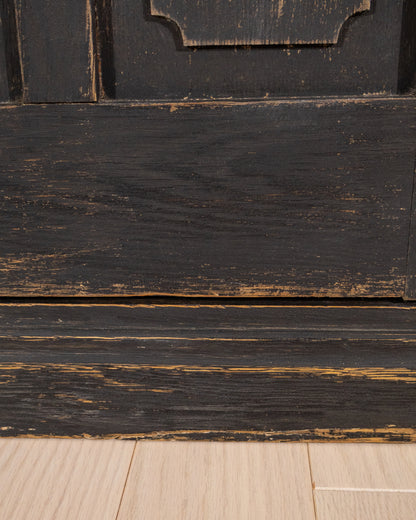20th Century English Paneled Oak Cabinet