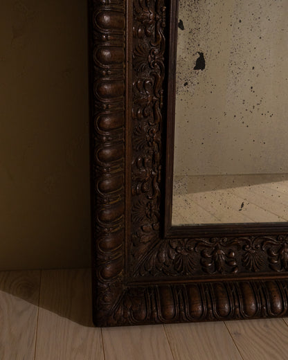 18th Century Italian Carved Wood Mirror