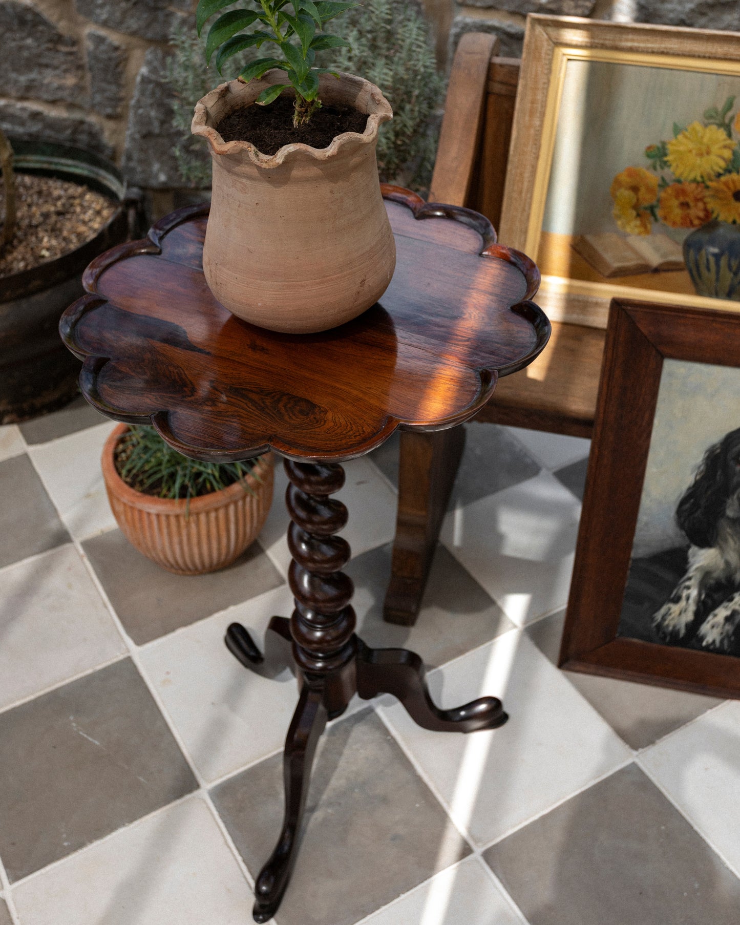 William IV Rosewood Wine Table, c. 1830