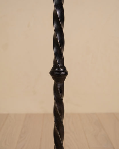 Contemporary Twisted Iron Martini Table