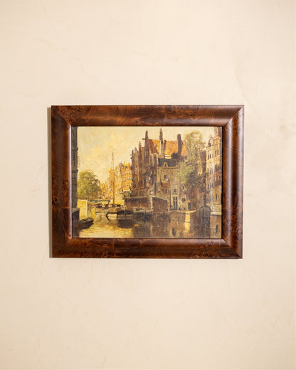 Canal Scene by Hendrik Ten Hoven