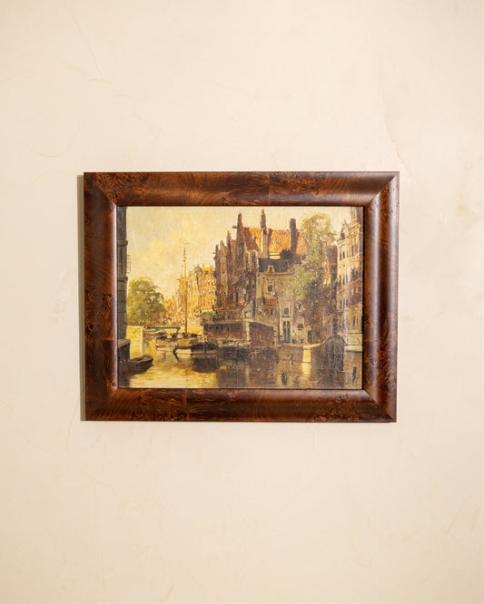 Canal Scene by Hendrik Ten Hoven