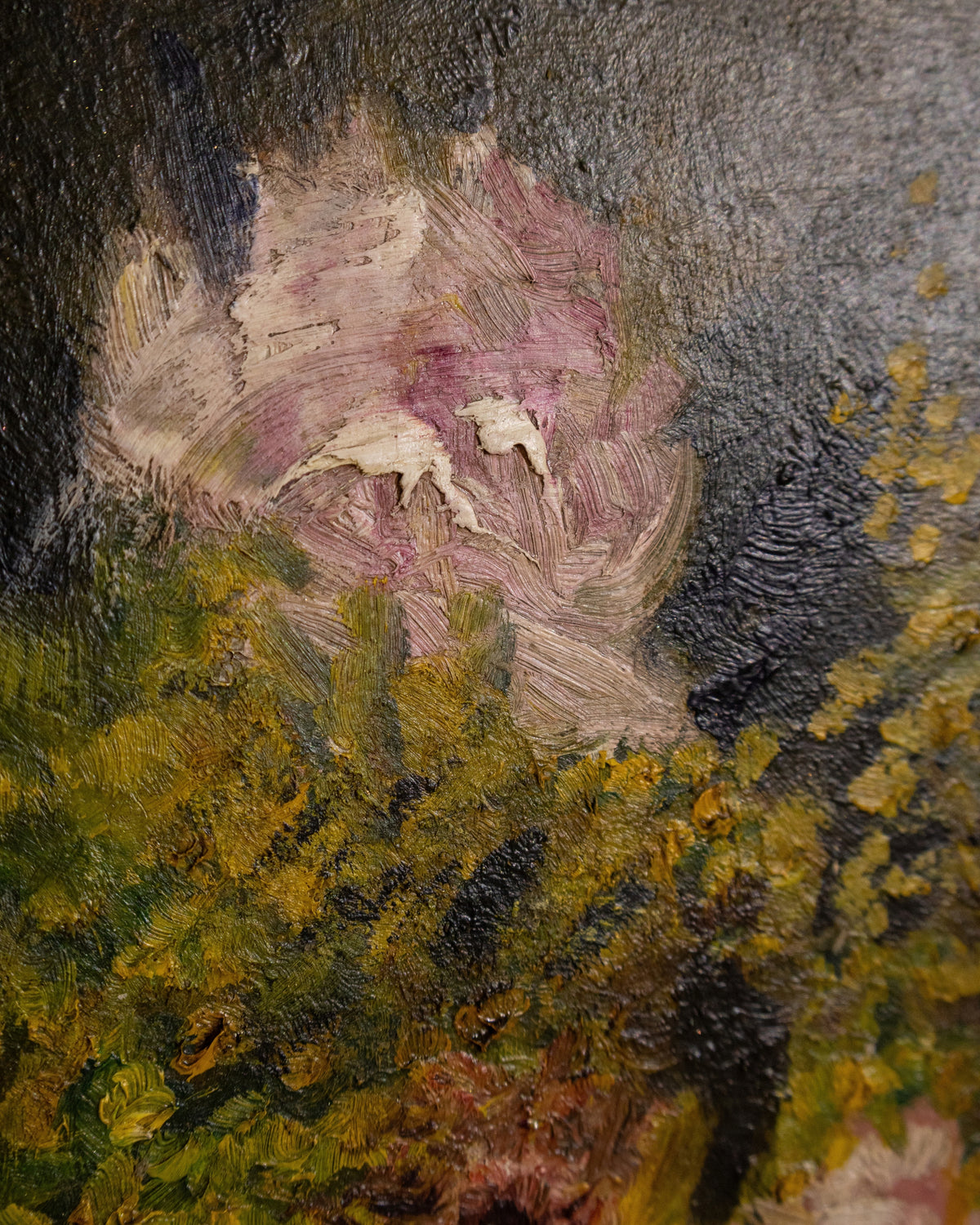 Italian Floral Still Life, Oil on Board