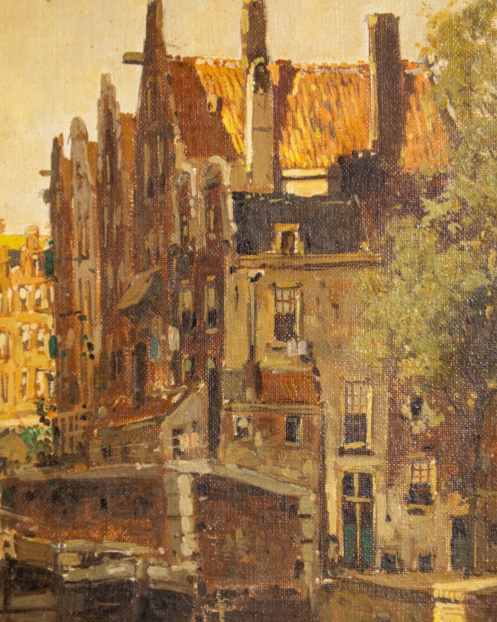 Canal Scene by Hendrik Ten Hoven