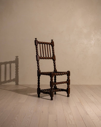 17th-Century English Bobbin Chair