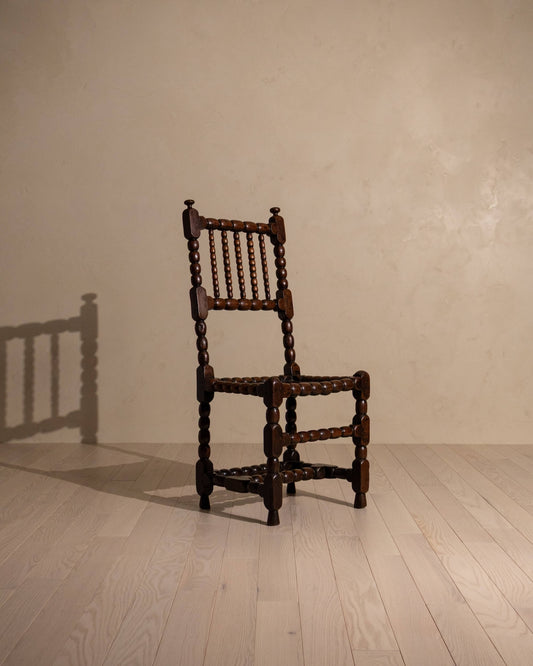 17th-Century English Bobbin Chair