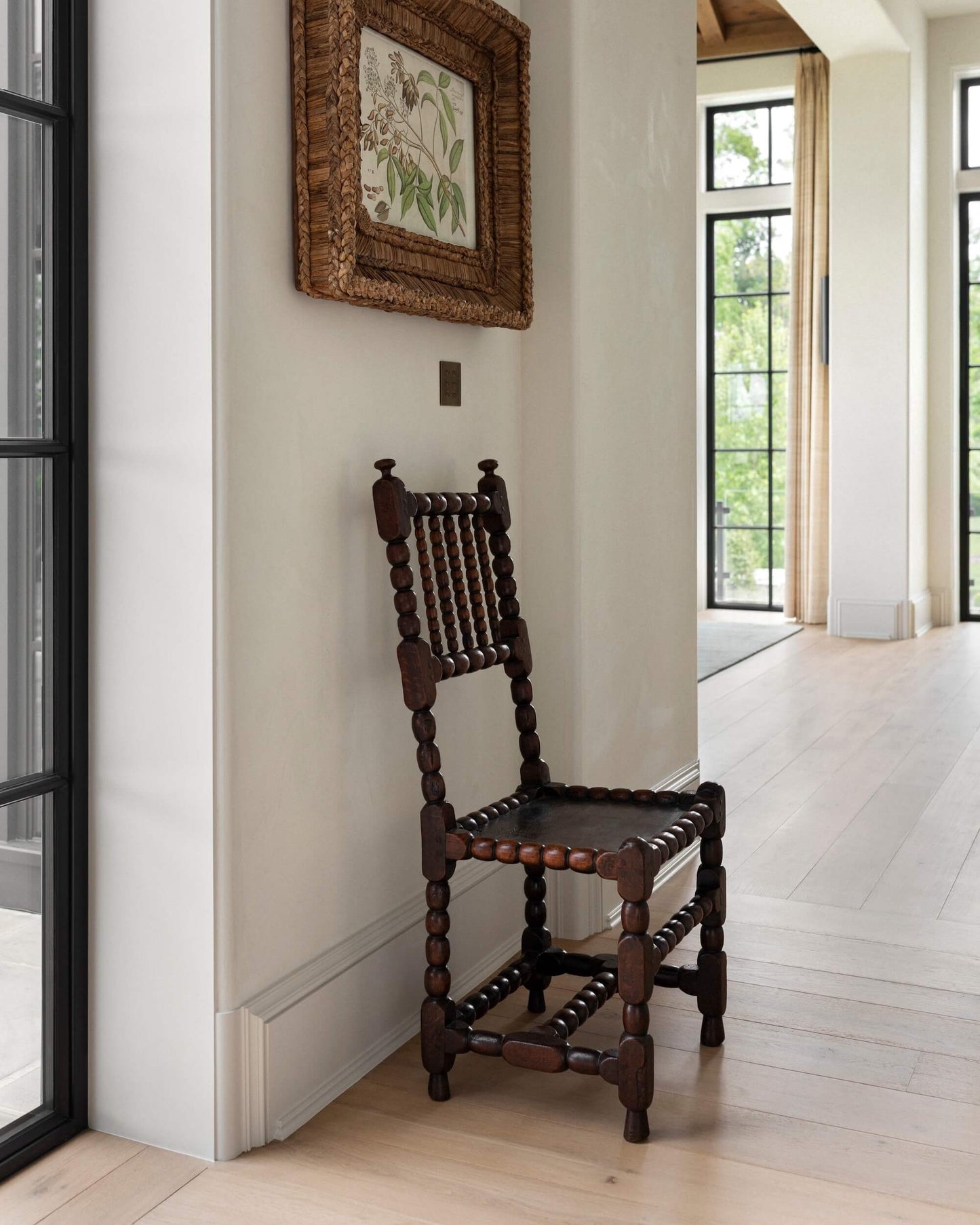 17th-Century English Bobbin Chair