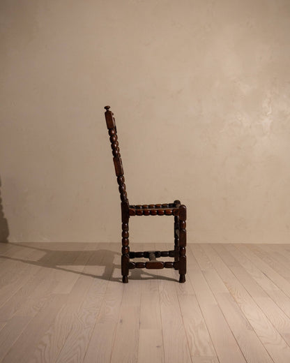 17th-Century English Bobbin Chair