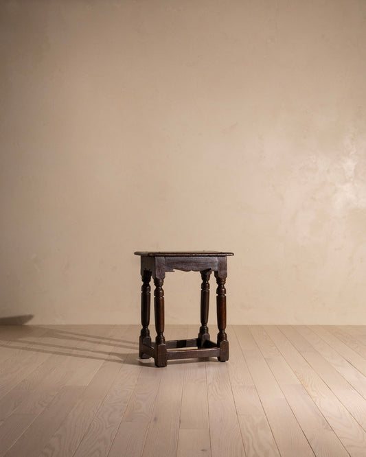 17th Century English Oak Joint Stool