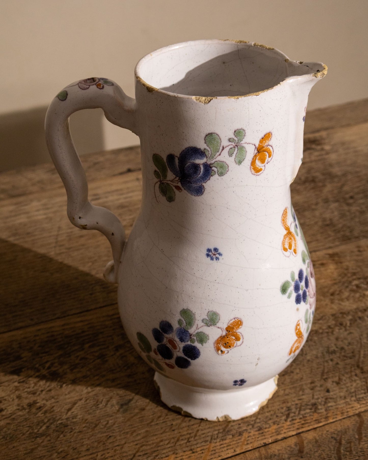 18th Century French Faience Jug