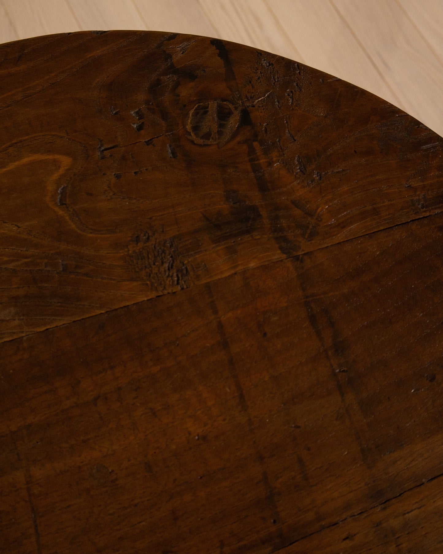 19th Century Oak Wine Tasting Table