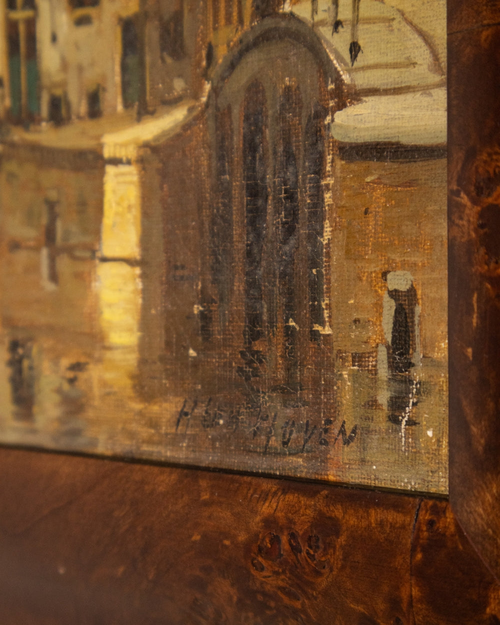 Canal Scene by Hendrik Ten Hoven