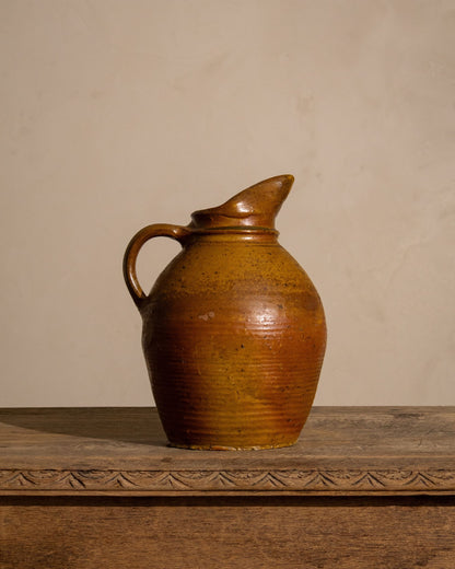 19th Century French Stoneware Cider Jug