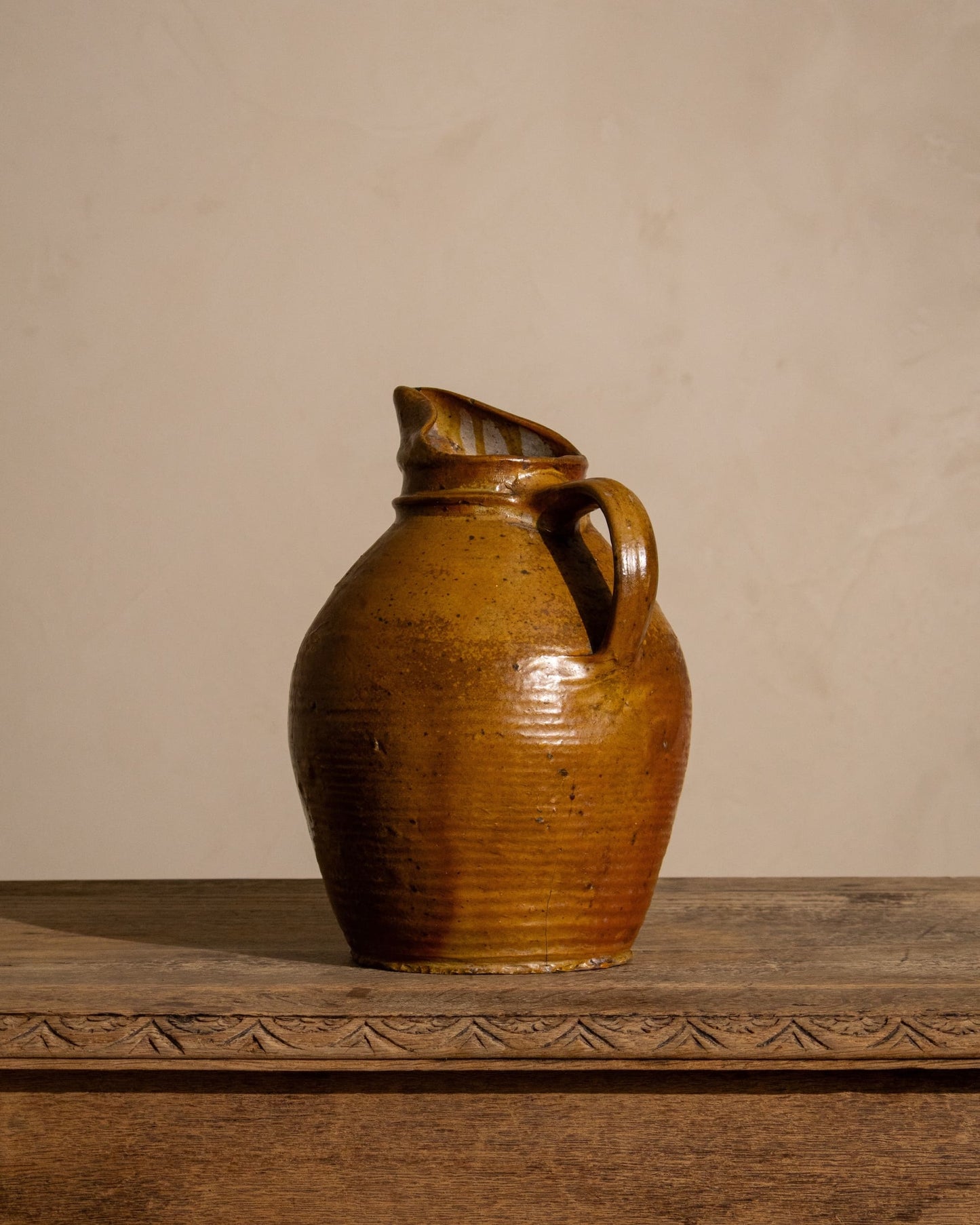 19th Century French Stoneware Cider Jug