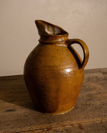 19th Century French Stoneware Cider Jug