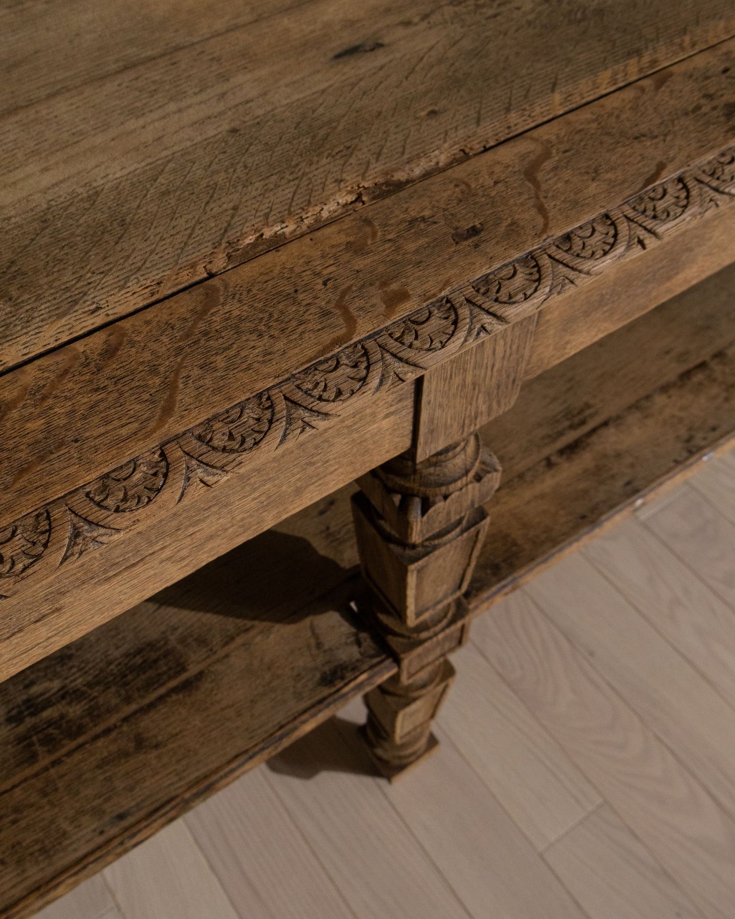 19th Century Oak Draper’s Table