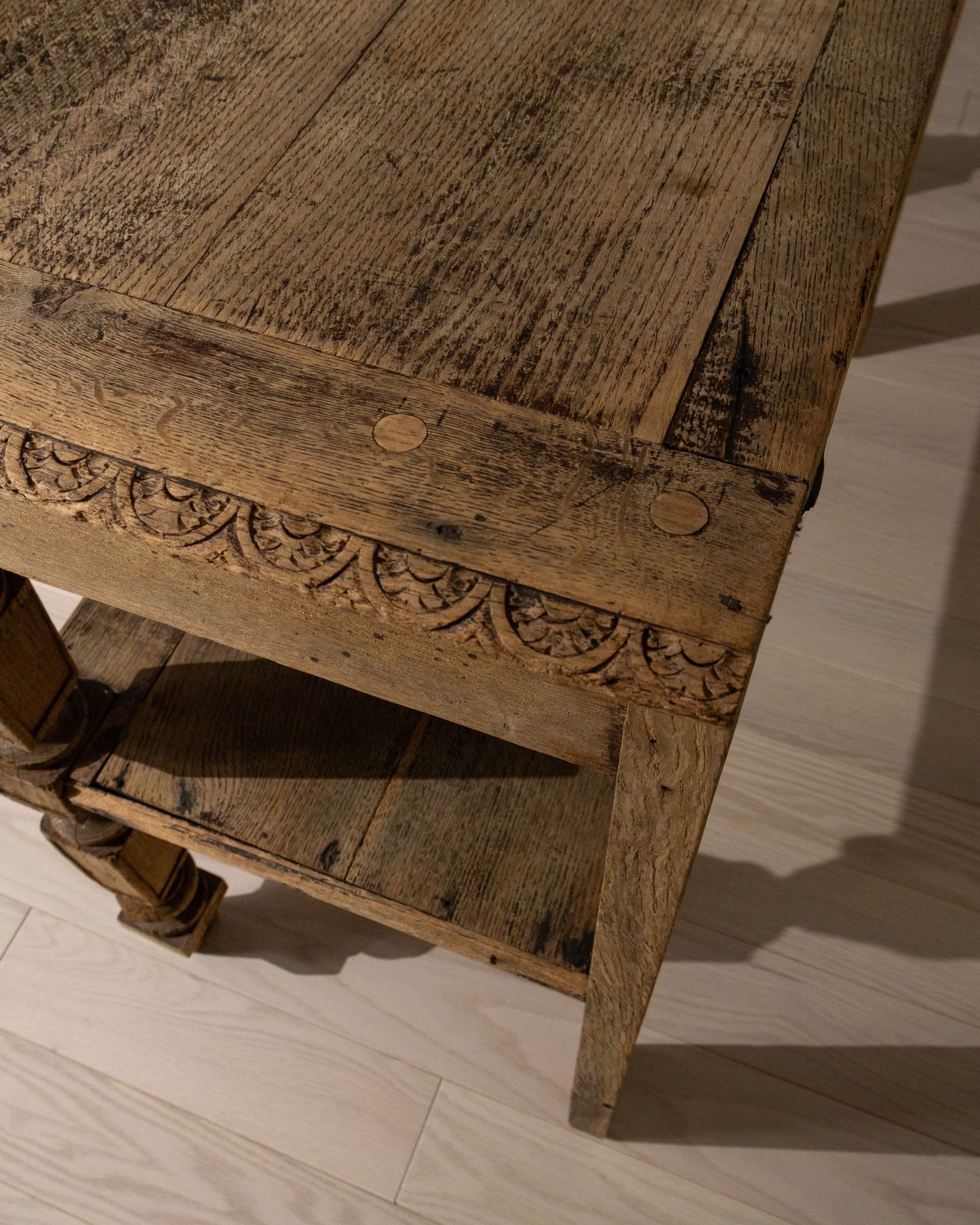 19th Century Oak Draper’s Table