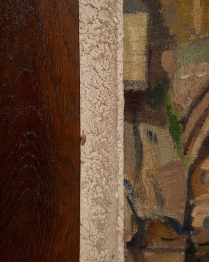 19th Century Landscape Oil on Canvas Painting