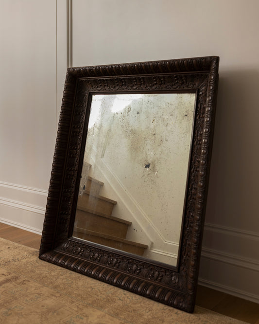 18th Century Italian Carved Wood Mirror
