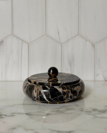 20th Century Italian Black Marble Box