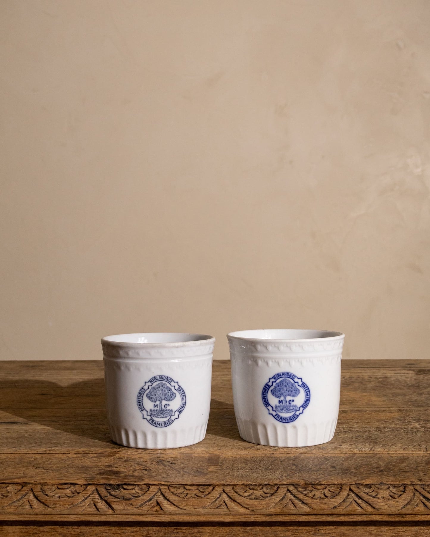 20th Century Belgian Porcelain Marmalade Jar