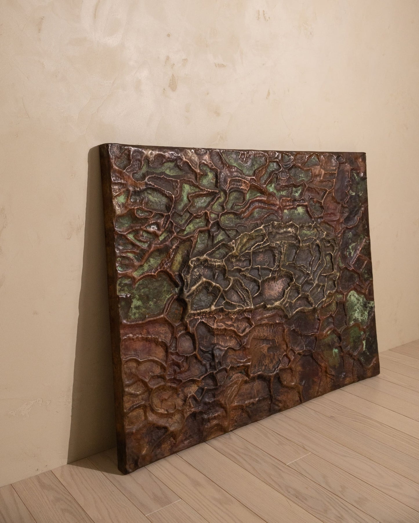 20th Century Bronze Wall Hanging